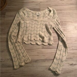 Pink Floyd Cream Knit Sweater